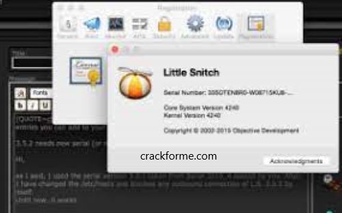 Little Snitch 5.4.1 Crack+[Mac+Win] Full License Keys 2022 Latest