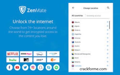 ZenMate VPN Crack 8.2.3  + Activation Key [Latest] 2023 Download
